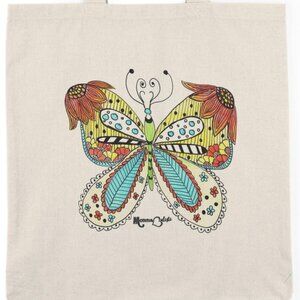Butterfly Small Tote Bag by Momma Balisti - Reusable Canvas Bag @MommaBalisti